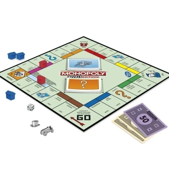 🌸 New Monopoly Rivals Edition
Board Game; Head-to-Head 2-Player Game - Picture 6 of 8